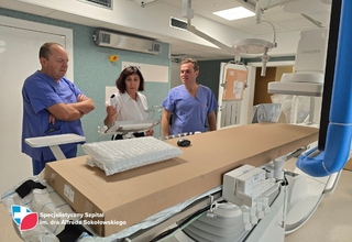 Nowy angiograf zaczyna pracę