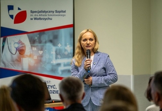 Minister Zdrowia Jolanta Sobierańska-Grenda z wizytą w naszym Szpitalu