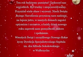 Życzenia świąteczne.